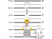 LEGO svítící klíčenka - Iconic Šéfkuchař