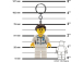 LEGO svítící klíčenka - Iconic Zdravotnice