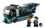 Lego Truck Lego City - Ramp Truck With Race Car - 328 Pezzi - 328 Pieces Černá Zelená
