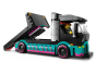 Lego Truck Lego City - Ramp Truck With Race Car - 328 Pezzi - 328 Pieces Černá Zelená