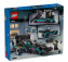 Lego Truck Lego City - Ramp Truck With Race Car - 328 Pezzi - 328 Pieces Černá Zelená
