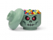 LEGO úložná hlava velká – Skeleton zelený