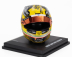 Looksmart Bell helmet Casco Helmet F1 Carlos Sainz Team Ferrari Hp N 55 Monza Italy Gp 2024 1:5 Žlutá Černá