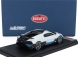 Looksmart Bugatti Divo 2018 1:43 Křemenná Bílá Lesklá