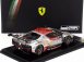 Looksmart Ferrari 296 Gt3 3.0l Turbo V6 Team Vista Af Corse N 55 24h Le Mans 2024 Alessio Rovera - Francois Heriau - Simon Mann 1:43 Silver Red