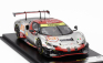 Looksmart Ferrari 296 Gt3 3.0l Turbo V6 Team Vista Af Corse N 55 24h Le Mans 2024 Alessio Rovera - Francois Heriau - Simon Mann 1:43 Silver Red