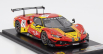 Looksmart Ferrari 296 Gt3 3.0l Twin Turbo V6 Team Af Corse N 71 24h Spa 2024 David Vidales – Vincent Abril – Thomas Neubauer 1:43 Červená Žlutá