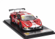 Looksmart Ferrari 296 Gt3 3.0l Twin Turbo V6 Team Harmony Racing N 52 Fia Gt World Cup Macau 2023 Weian Chen 1:43 Červená Met Bílá