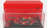 Looksmart Ferrari 488 Gte Evo 3.9l Turbo V8 Team Inception Racing N 71 1:43, červená