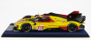 Looksmart Ferrari 499p 3.0l Turbo V6 Team Af Corse N  83 24h Le Mans 2024 Robert Kubica - Robert Shwartzman - Yifei Ye 1:18 Žlutá Červená