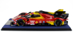 Looksmart Ferrari 499p 3.0l Turbo V6 Team Ferrari Af Corse N 50 Winner 24h Le Mans 2024 Antonio Fuoco - Miguel Molina - Nicklas Nielsen 1:18 Červená Žlutá Černá