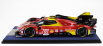 Looksmart Ferrari 499p 3.0l Turbo V6 Team Ferrari Af Corse N 51 3rd 24h Le Mans 2024 Alessandro Pier Guidi - James Calado - Antonio Giovinazzi 1:18 Červená Žlutá Černá