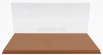 Luxbox Vetrina display box Base In Ecopelle Beige - Synthetic Leather Base Beige - Lungh.lenght 45.8 Cm  X Largh.width 25.1 Cm X Alt.height 20.6 Cm (altezza Interna Cm 18.5) 1:12 Beige