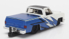 Maisto Chevrolet 1500 Pick-up With Trailer Car Transporter + Subaru Brx 2019 1:64 Modrá Bílá