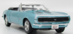 Maisto Chevrolet Camaro Ss 396 Convertible 1968 1:18 Světle Modrá Met