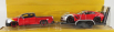 Maisto Chevrolet Colorado Zr2 Pick-up 2017 + Corvette Z06 Coupe 2015 s přívěsem 1:24