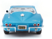 Maisto Chevrolet Corvette 1965 1:18 světle modrá metalíza