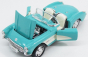 Maisto Chevrolet Corvette Spider 2-door 1957 1:24 Tyrkysově Bílá