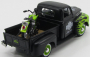 Maisto Ford usa F-1 Pick-up Custom Harley-davidson 1948 + Motorcycle Harley Davidson Fl Panhead 1948 1:24 Matná Černá Světle Zelená