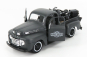 Maisto Ford usa F-1 Pick-up Custom Usa Harley-davidson 1948 + Motorcycle Harley Davidson Wla Flathead 1942 1:24 Matt Grey