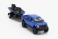 Maisto Ford usa F-150 Svt Raptor Pick-up With Bass Boat And Trailer 2021 1:64 Modrá Černá