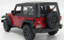 Maisto Jeep Wrangler Willys Soft-top 2014 1:18 Červená Černá