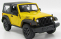 Maisto Jeep Wrangler Willys Soft-top 2014 1:18 Žlutá Černá