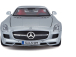Maisto Mercedes-Benz SLS AMG 1:18 stříbrná