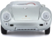 Maisto Porsche 550 A Spyder 1:18 stříbrná