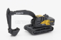Maisto Volvo Fh16 Xl 750 Truck Pianale Trasporto Ec220e Escavatore Cingolato Excavator 1:64 Černá Žlutá