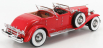 Matrix scale models Duesenberg Sj 2608 Torpedo Pheaton Walker Cabriolet Open 1930 1:18 Red