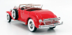 Matrix scale models Duesenberg Sj 2608 Torpedo Pheaton Walker Cabriolet Open 1930 1:18 Red