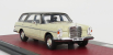 Matrix scale models Mercedes benz S-class 280se Crayford Estate Station Wagon (w108) 1970 1:43 Bílá
