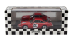 Matrix scale models Porsche 911s Coupe Team J.franc N 35 24h Le Mans 1966 Jean Kerguen - Jacques Dewes 1:43 Red