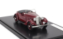 Matrix scale models Rover 12hp (p1) Tourer Cabriolet Open 1934 1:43 Bordeaux