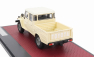 Matrix scale models Toyota Hj45 Land Cruiser Crew Cab Pick-up 1979 1:43 Krémově Bílá