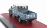 Matrix scale models Toyota Hj45 Land Cruiser Crew Cab Pick-up 1979 1:43 Modrá Šedá Bílá