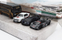 Mattel hot wheels Audi Set 4x Euro Hauler Car Transporter - Quattro Sport N 3 - Lamborghini Essenza - Sauber Mercedes N 61 24h Le Mans 1:64 Různé