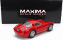 Maxima Alfa romeo Atl Sport Coupe 2000 1968 – Chromed Wheels 1:18 Rosso Alfa Red