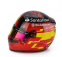 Mini helmet Bell helmet Casco Helmet F1 Carlos Sainz Team Ferrari 2024 1:2 Červená Černá Žlutá