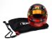 Mini helmet Bell helmet Casco Helmet F1 Carlos Sainz Team Ferrari 2024 1:2 Červená Černá Žlutá