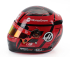 Mini helmet Bell helmet Casco Helmet F1 Esteban Ocon Team Moneygram Haas N 31 Season 2025 1:2 Červená Černá