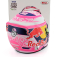 Mini helmet Bell helmet Casco Helmet F1 Liam Lawson Team Visa Cash App Racing Bulls N 30 Season 2025 1:2 Růžová Bílá Modrá