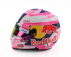 Mini helmet Bell helmet Casco Helmet F1 Liam Lawson Team Visa Cash App Racing Bulls N 30 Season 2025 1:2 Růžová Bílá Modrá