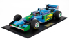Minichamps Benetton F1  B194 Ford N 5 World Champion Australian Gp 1994 Michael Schumacher - Con Vetrina - With Showcase 1:12 Modrá Zelená