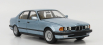 Minichamps BMW 7-series 730i (e32) 1986 1:18 Světle Modrá Met