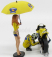 Minichamps Figures Pilota Valentino Rossi E Ombrellina Motogp 2006 1:12 Žlutá Černá