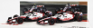 Minichamps Haas F1 Set dvou modelů 1:43, bíločervená