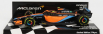 Minichamps Mclaren F1  Mcl36 Team Mclaren N 4 Bahrain Gp 2022 Lando Norris 1:43 Oranžová Světle Modrá