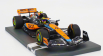 Minichamps Mclaren F1  Mcl60 Team Mclaren N 4 2nd Hungarian Gp 2023 Lando Norris 1:18 Oranžová Modrá Černá